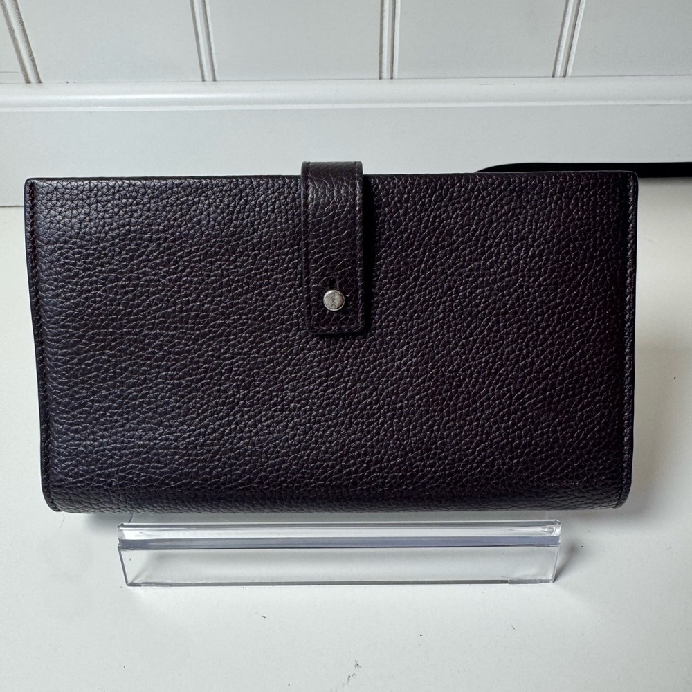 Yves Saint Laurent Women’s Brown Leather Long Wallet